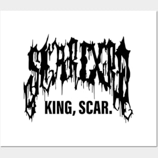 Scarlxrd Metal Logo scar Posters and Art